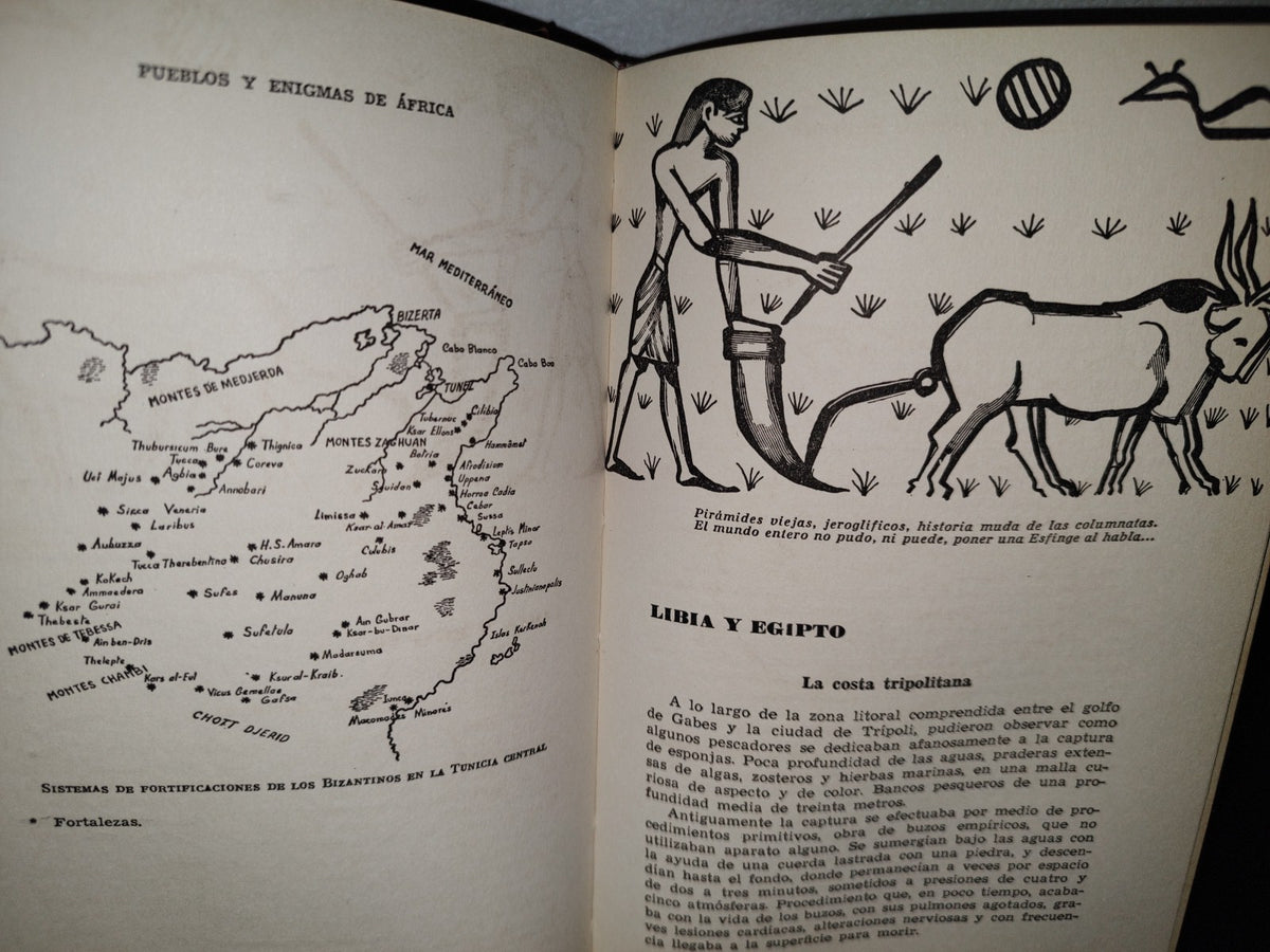 57- Pueblos Y Enigmas De África - José J. Llopis - Ediciones Daimon 1964