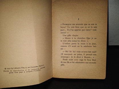 198- Le Sagouin - François Mauriac. Lbrairie Plon. Le Livre De Poche - 1951