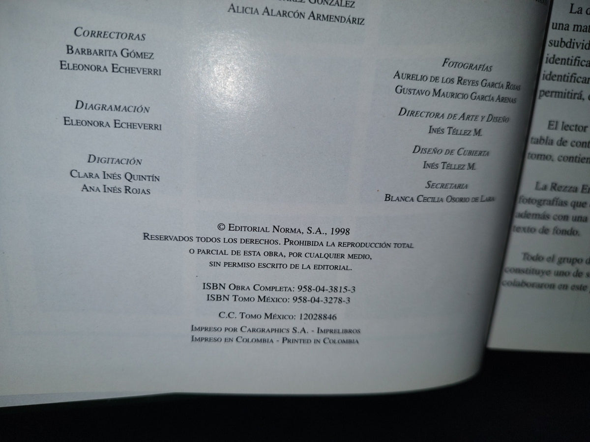 1- Rezza. Enciclopedia De México - Editorial Norma, S. A. - 1998