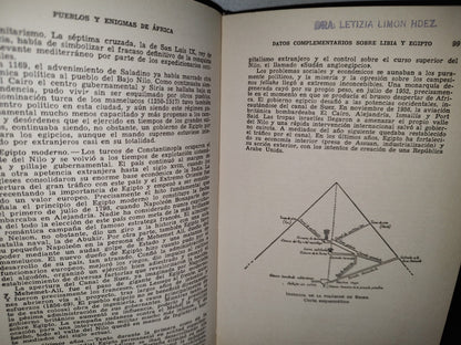 57- Pueblos Y Enigmas De África - José J. Llopis - Ediciones Daimon 1964