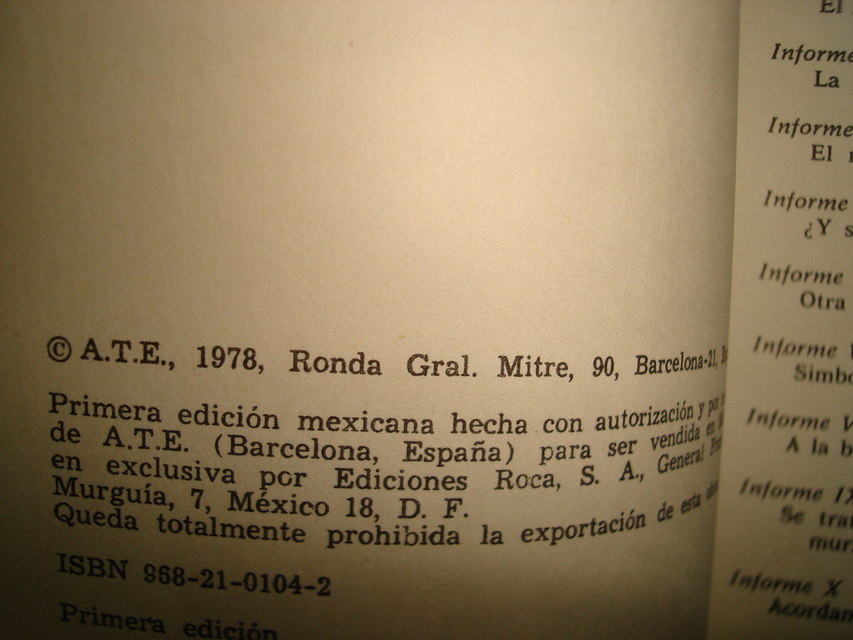 7- ¿Está Habitada La Tierra? - Jaime Mistral Masia - Primera Edición 1978