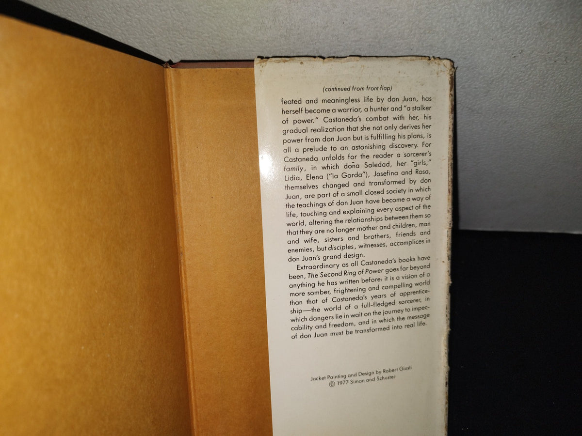 139- The Second Ring Of Power - Carlos Castaneda - Simon And Schuster - First Edition 1977