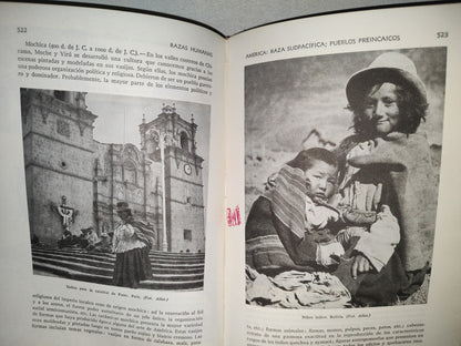 118- Razas Humanas - Editorial Ramón Sopena. Biblioteca Hispánica - 1979