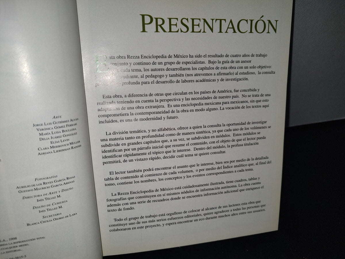 1- Rezza. Enciclopedia De México - Editorial Norma, S. A. - 1998