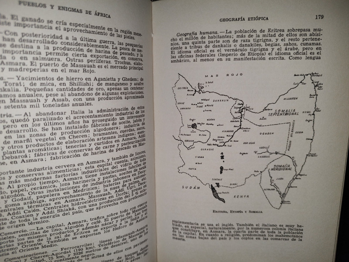 57- Pueblos Y Enigmas De África - José J. Llopis - Ediciones Daimon 1964