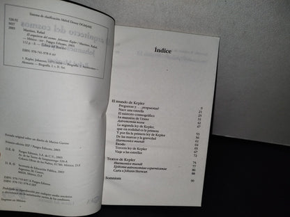 179- El Arquitecto Del Cosmos. Johannes Kepler - Rafael Martínez. Libros Del Rincón Sep - 2003