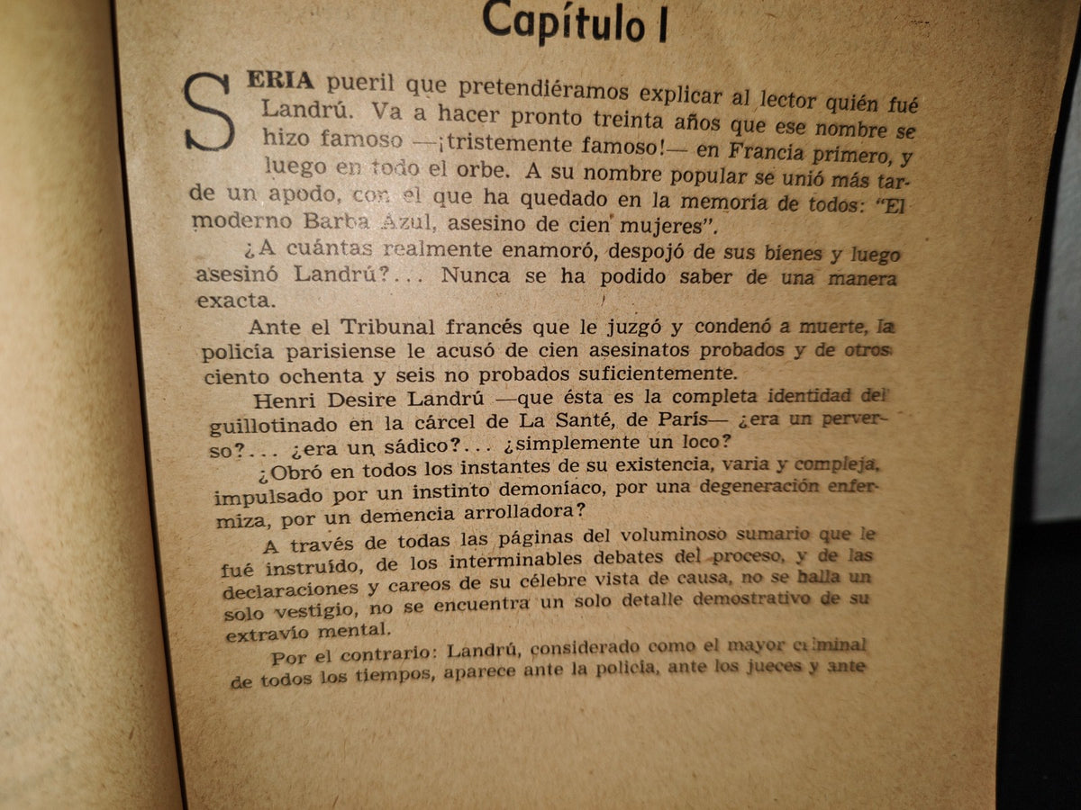38- Landrú. El Asesino De Cien Mujeres - Alfonso Lapena - 1949