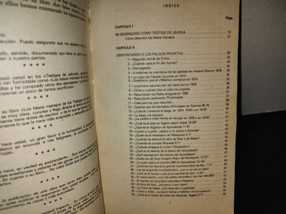 219- Los Falsos Manejos De Los Testigos De Jehová - Antonio Carrera - 1985