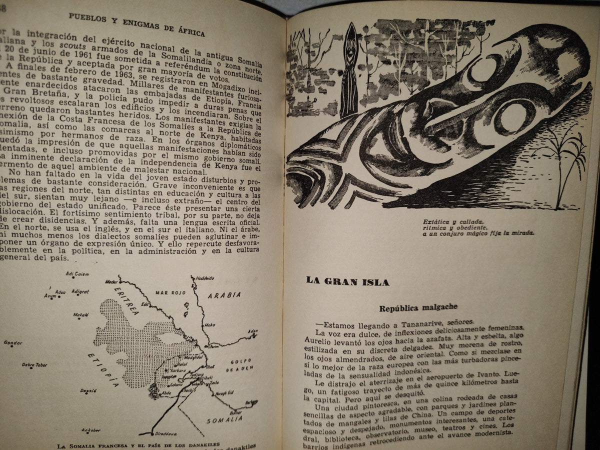 57- Pueblos Y Enigmas De África - José J. Llopis - Ediciones Daimon 1964