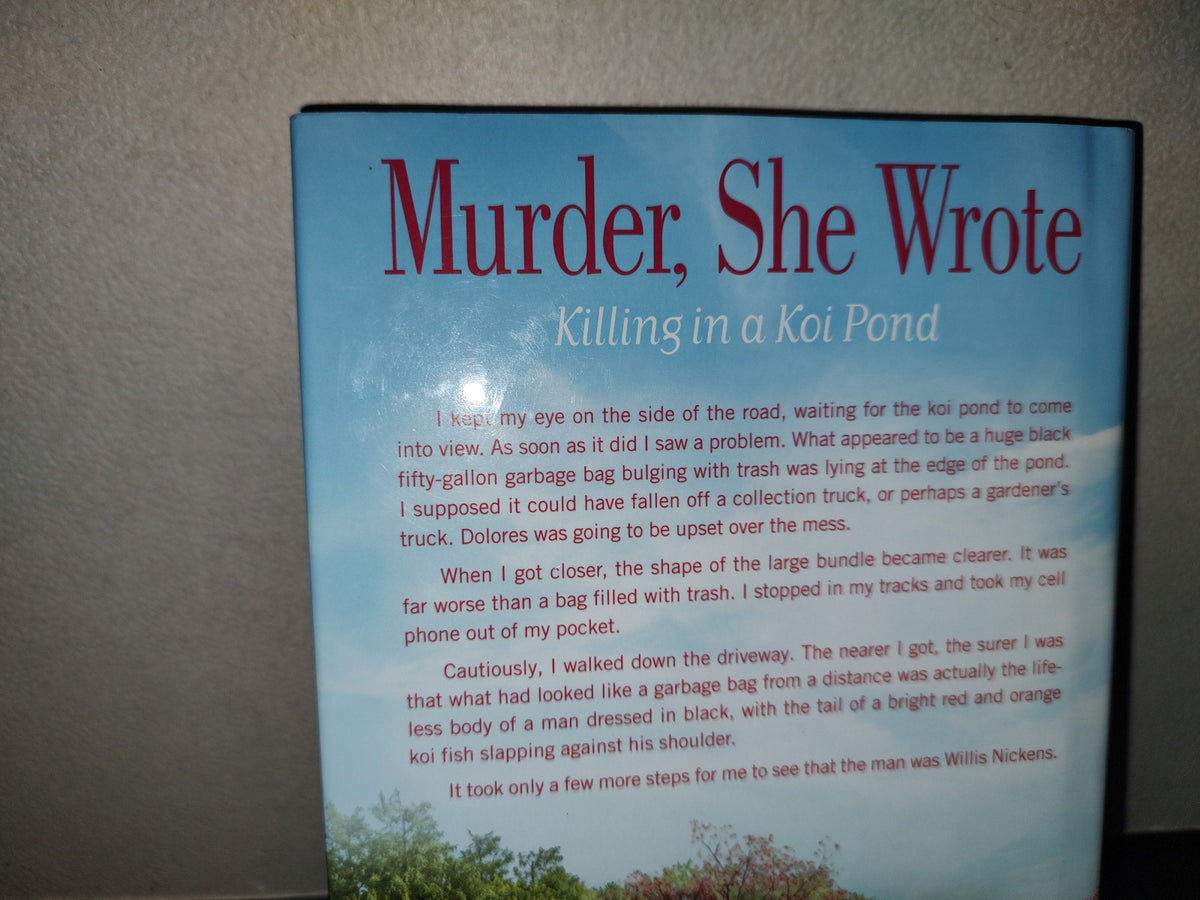220- Murder, She Wrote Mystery. Killing In A Koi Pond - Jessica Fletcher