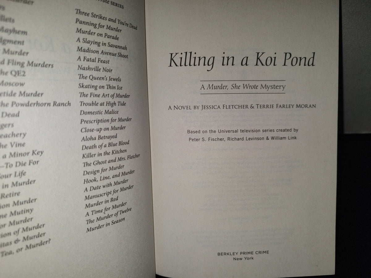 220- Murder, She Wrote Mystery. Killing In A Koi Pond - Jessica Fletcher