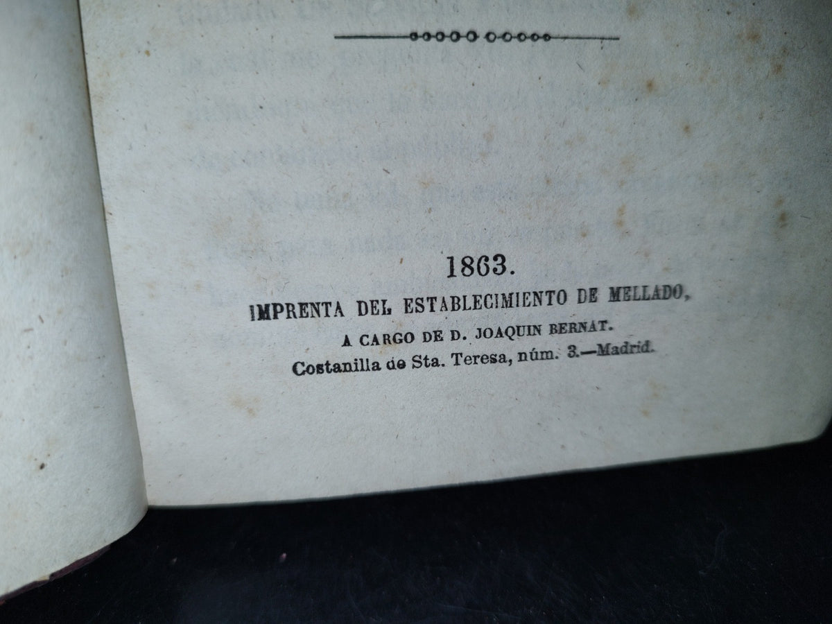 63- Un Servillón Y Un Liberato, O Tres Almas De Dios - Fernán Caballero - 1863