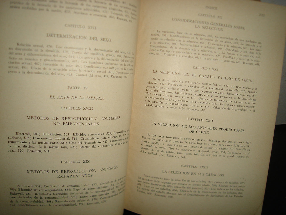 163- Cría Y Mejora Del Ganado - Victor Arthur Rice - 1956