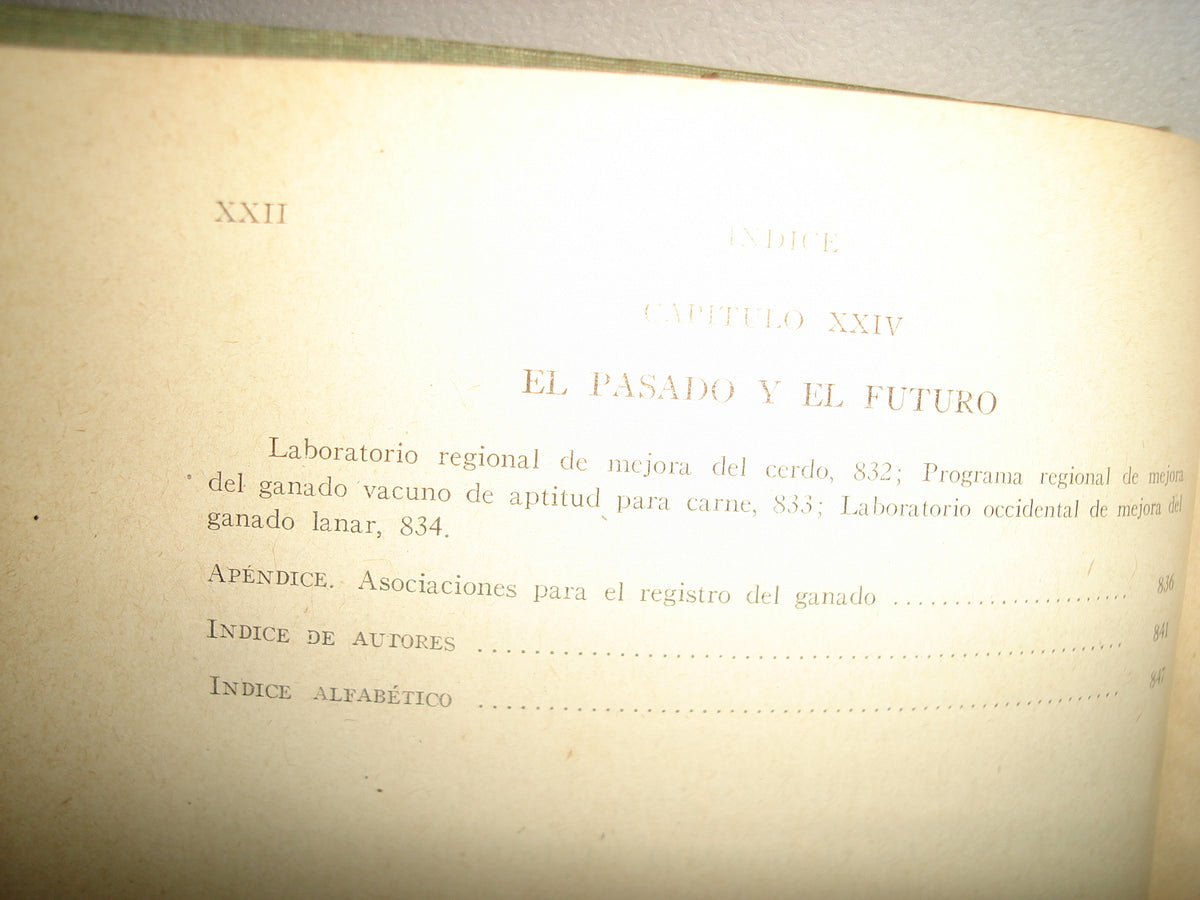 163- Cría Y Mejora Del Ganado - Victor Arthur Rice - 1956