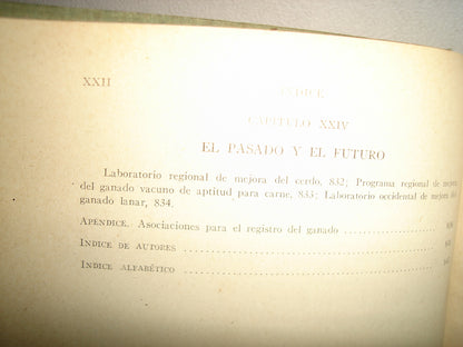 163- Cría Y Mejora Del Ganado - Victor Arthur Rice - 1956