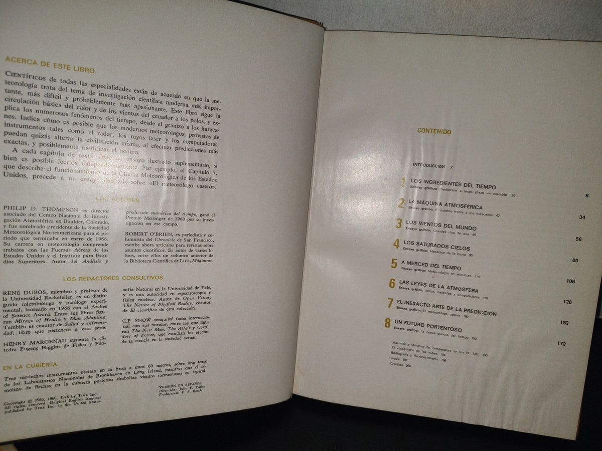 118- Fenómenos Atmosféricos. Colección Científica De Time Life - 1976