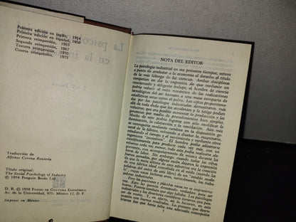 77- La Psicología Social En La Industria - J. A. C. Brown - 1973