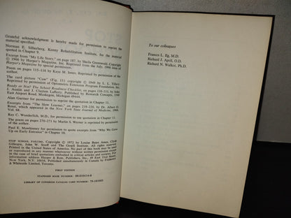153- Stop School Failure - Louise Bates Ame - Harper & Row, Publishers - First Edition 1972