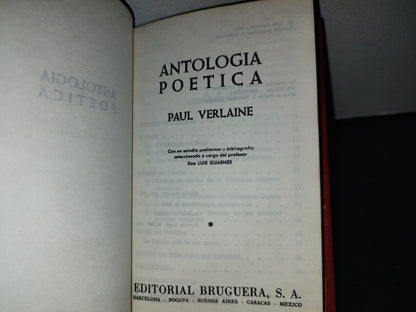219- Antología Poética - Paul Verlaine - Editorial Bruguera. Edición Especial, 1972