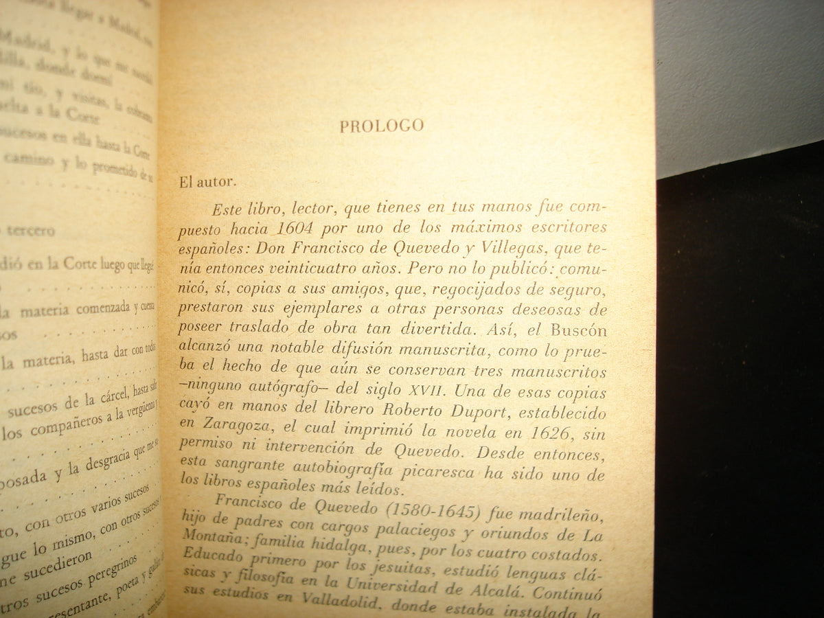 21- La Vida Del Buscón Llamado Don Pablos - Francisco De Quevedo