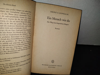 57- Alemán. Ein Mensch Wie Du - Heinz G. Konsalik