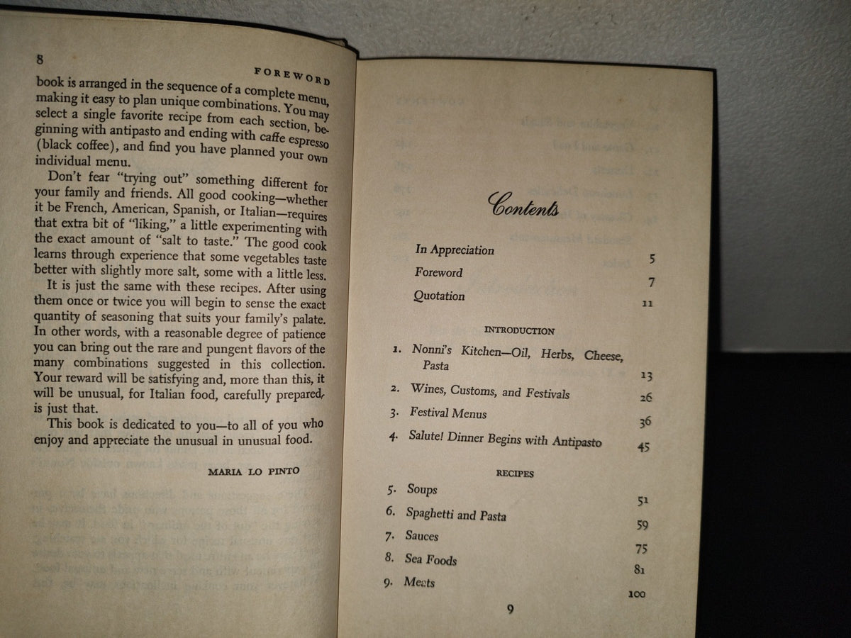 158- The Art Of Italian Cooking - Maria Lo Pinto - Doubleday & Company, Inc. First Printing 1948