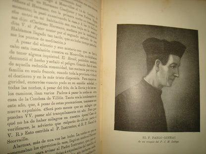 169- Vida Del Padre Pablo Ginhac De La Compañia De Jesús - P. Arturo Calvet - Barcelona, Herederos De Juan Gili, 1912