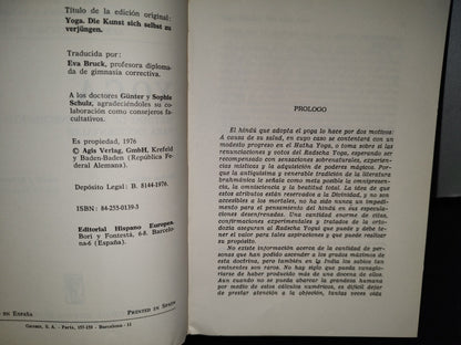 57- Yoga. Método De Rejuvenecimiento Para Occidentales - M. J. Kirschner