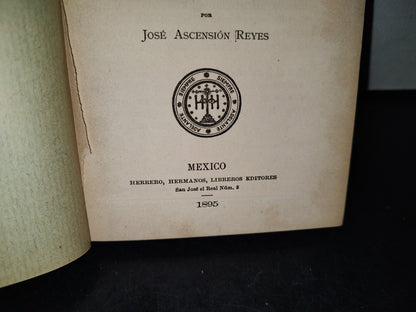 60- Llena De Gracia - Enrique Bolo - México, Herrero, Hermanos, Libreros Editores, 1895