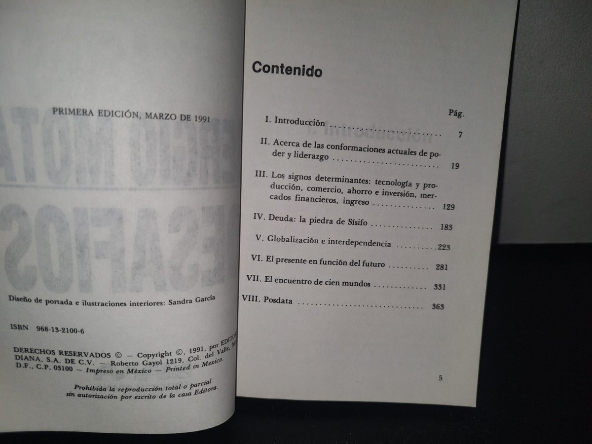 30- Desafíos. Globalización E Interdependencia Económica - Sergio Mota - Primera Edición 1991