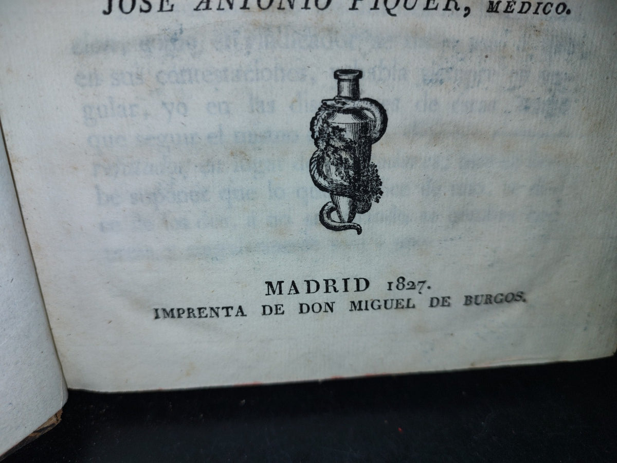 60- Cuatro Reflexiones Sobre La Nueva Doctrina Médico-Fisiológica - José Antonio Piquer - 1827