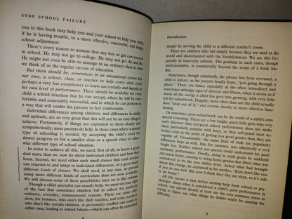 153- Stop School Failure - Louise Bates Ame - Harper & Row, Publishers - First Edition 1972