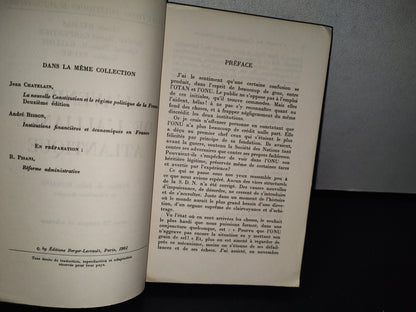 195- L'Avenir De L'Alliance Atlantique - Éditions Berger-Levrault - 1961