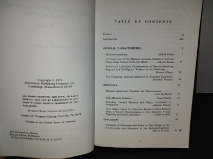 209- Mexican-Americans In The United States. A Reader - Edited By John H. Burma - 1970