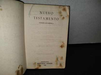 83- Nuevo Testamento. Versión Ecuménica. Barcelona - Editorial Herder - 1968