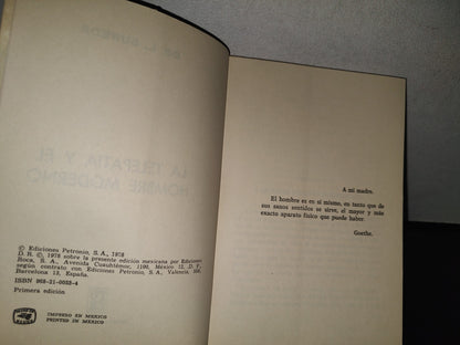 85- La Telepatía Y El Hombre Moderno - Dr. L. Sureda - Primera Edición 1978