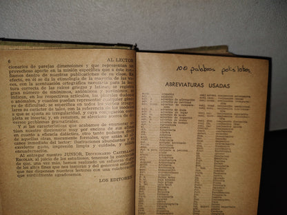 91- Junior Diccionario Castellano Escolar - Editorial Sopena Argentina S. A. - 1960