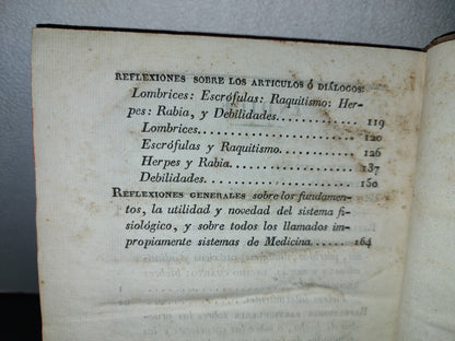 60- Cuatro Reflexiones Sobre La Nueva Doctrina Médico-Fisiológica - José Antonio Piquer - 1827