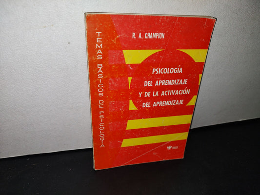 168- Psicología Del Aprendizaje Y De La Activación De Aprendizaje - R. A. Champion