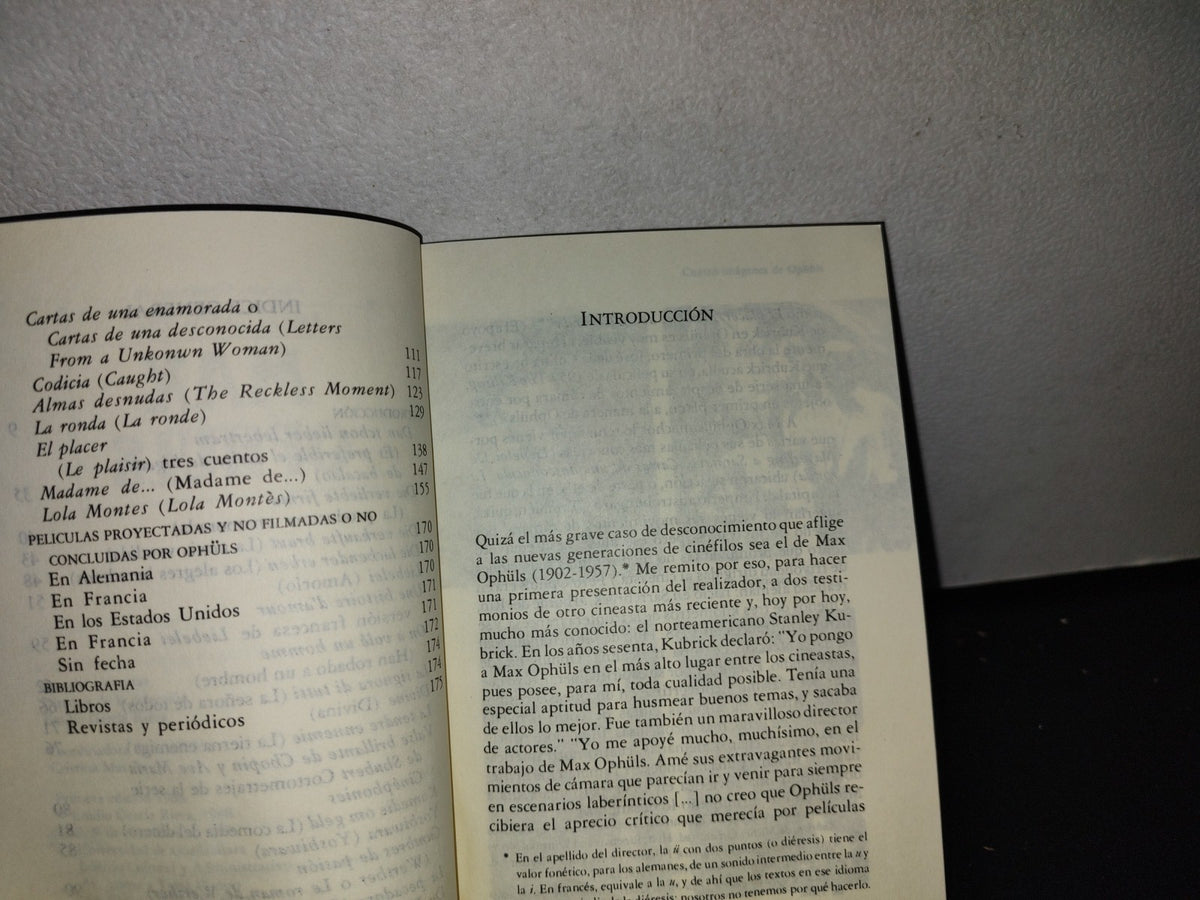 77- Max Ophüls - Emilio García Riera - Universidad De Guadalajara - Primera Edición 1988