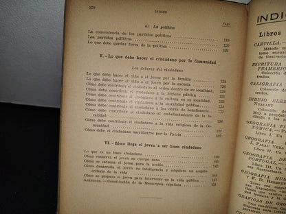 63- La Educación Del Ciudadano - Juan Palau Vera - 1928