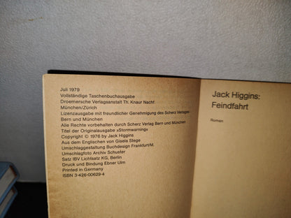 57- Alemán. Feindfahrt - Jack Higgins