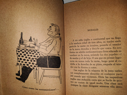139- Los Norteamericanos En Su Salsa. Exploración Y Reddescubrimiento De Los Estados Unidos De Norteamérica - Georges Mikes - Ediciones Francomexicanas - Primera Edición, 1955
