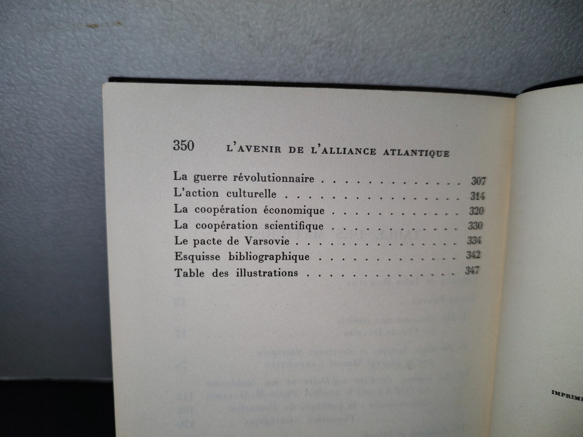 195- L'Avenir De L'Alliance Atlantique - Éditions Berger-Levrault - 1961