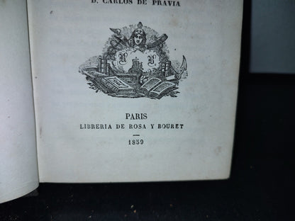 60- Manual De Juegos. Comprendiendo A Más De Los Naipes, Ajedrez, Billar... Carlos De Pravia - 1859