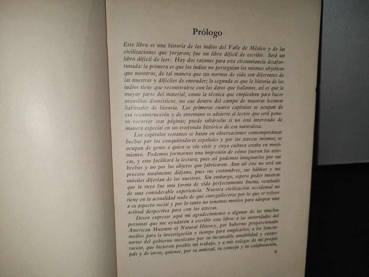 84- La Civilización Azteca - George C. Vaillant. Fondo De Cultura Económica - 2A. Ed. 1955