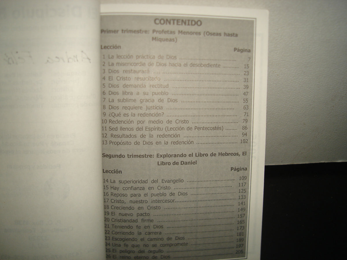 10- El Discípulo Bíblico. Profetas: Cuando Dios Habla. Volumen 3. Tomo I