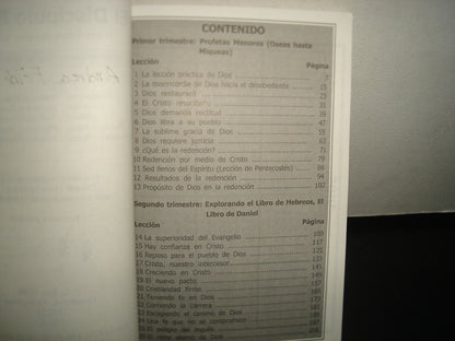 10- El Discípulo Bíblico. Profetas: Cuando Dios Habla. Volumen 3. Tomo I