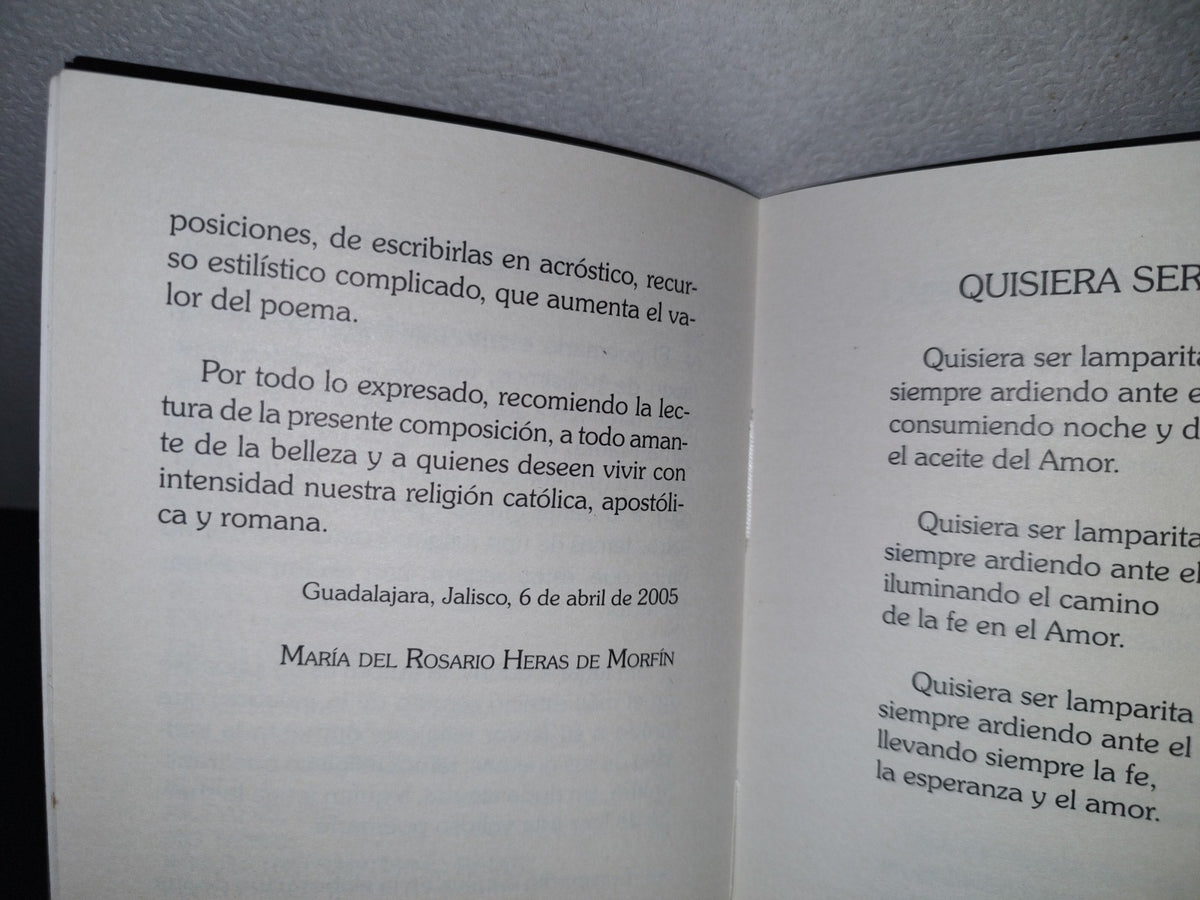 158- Quisiera Ser... Lamparita - Guadalajara, Jalisco, Primera Edición, 2005