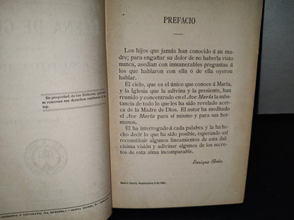 60- Llena De Gracia - Enrique Bolo - México, Herrero, Hermanos, Libreros Editores, 1895
